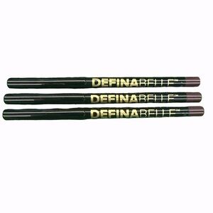 BELLE Beauty Kim Gravel Definabelle Waterproof Eyeliner Deep Plum ( SET OF 3)